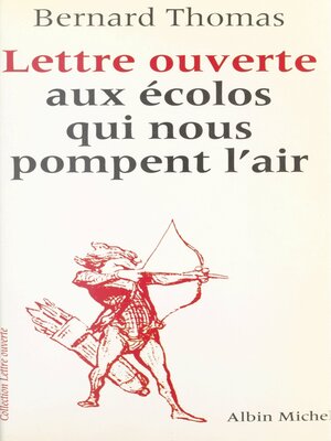 cover image of Lettre ouverte aux écolos qui nous pompent l'air